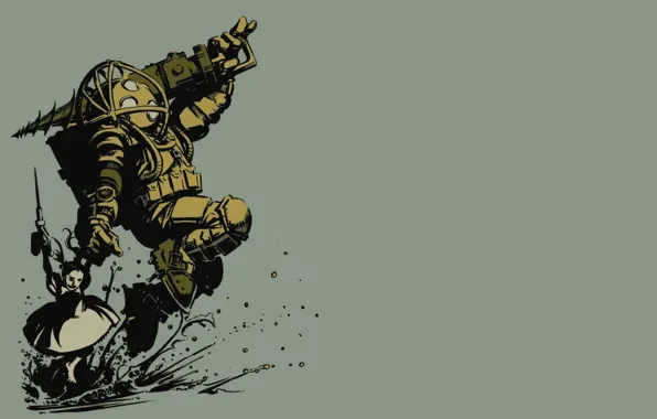 Минимализм, Bioshock, games, биошок
