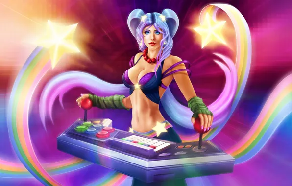 Lol, League of Legends, sona, Maven of the Strings, Arcade
