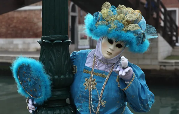 Картинка маска, костюм, Венеция, наряд, карнавал, дама