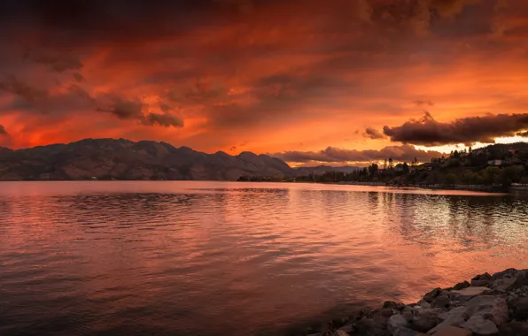 Canada, Okanagan Lake, British Colombia