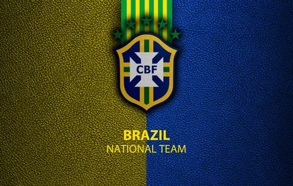 Wallpaper, logo, football, Brazil, Sport, national team