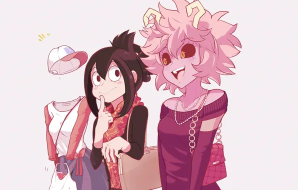 Девушки, аниме, герои, Boku no Hero Academia, Моя геройская акадеимя