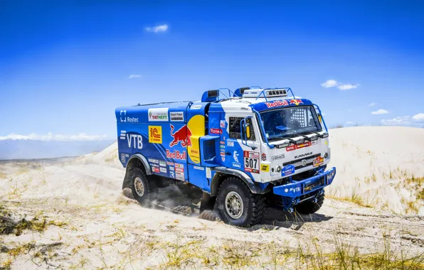 Песок, Спорт, Грузовик, Гонка, Мастер, Россия, Kamaz, Rally