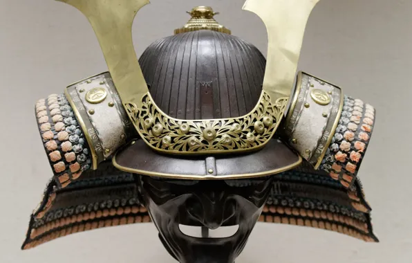 Картинка Japan, samurai, mask, warrior, helmet, honor, Edo period, japonese