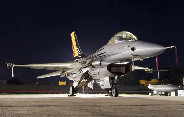 Картинка истребитель, Falcon, многоцелевой, F-16AM