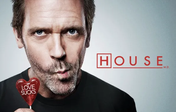 House M.D., Хью Лори, Доктор Хаус, сериал, Hugh Laurie, Грегори Хаус, лединец