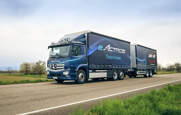 Mercedes Benz, electric vehicle, eActros