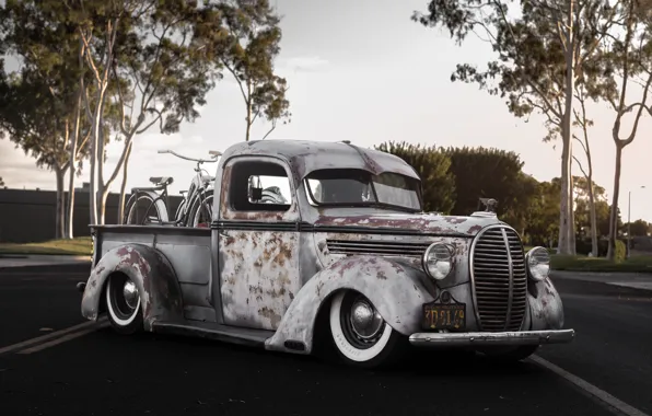 Ford, retro, old, Bagged