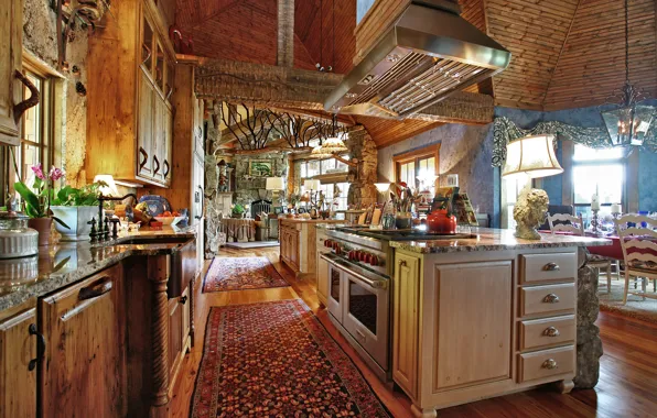 Дизайн, стиль, интерьер, living room, жилое пространство, kitchen, ранчо, rancho