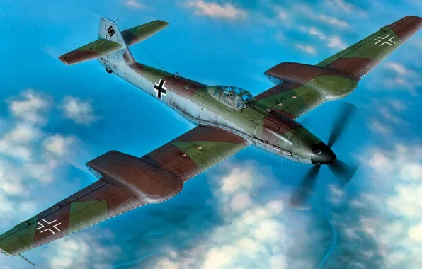 Картинка Перехватчик, Luftwaffe, Blohm & Voss, BV 155