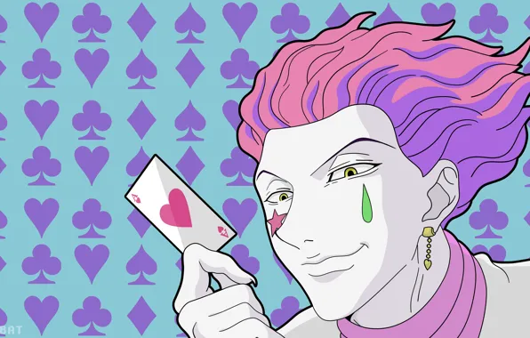 Карта, игральная карта, Hunter x Hunter, Хисока, Охотник х Охотник