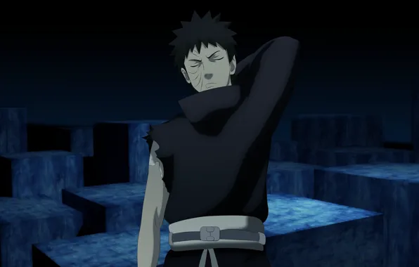 Naruto, art, obito uchiha, Camuy