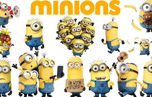 Yellow, animated film, Minions, Despicable Me 2, Despicable Me, Minion, Dave, animated movie