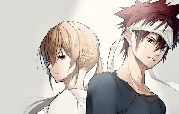 Shokugeki no Souma, Nakiri Erina, Yukihira Souma, Pixiv, Chef Uniform