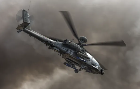 Картинка вертолёт, Apache, ударный, «Апач»