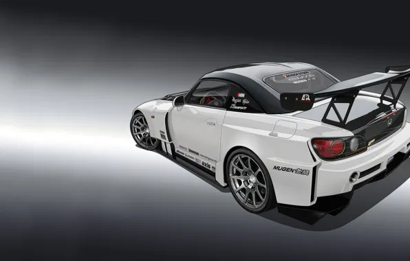 Графика, арт, Honda, S2000, widebody, dangeruss, спортивный автомобиль