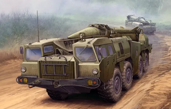 Картинка Р-17, одноступенчатая баллистическая ракета, «Эльбрус», советская жидкостная, Scud, SS-1D, 9К72
