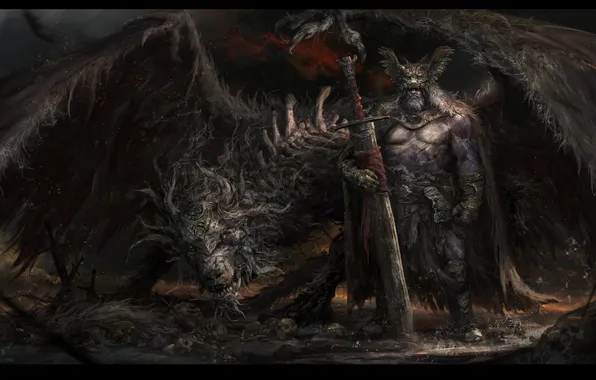 Картинка artwork, dark fantasy, Zhuoxin Ye