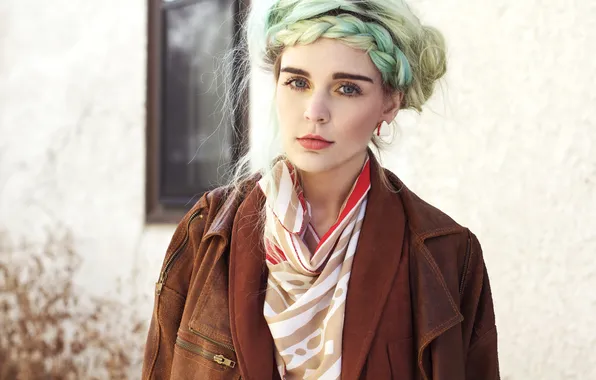 Глаза, девушка, коса, Karrah Kobus
