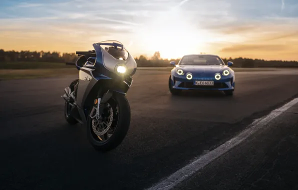 MV Agusta, Alpine, headlights, Superveloce, A110, Alpine A110, MV Agusta Superveloce Alpine