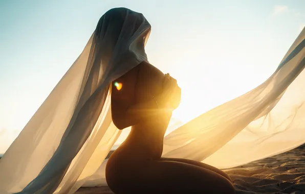 Sun, naked, shadows, Mykola Novikov