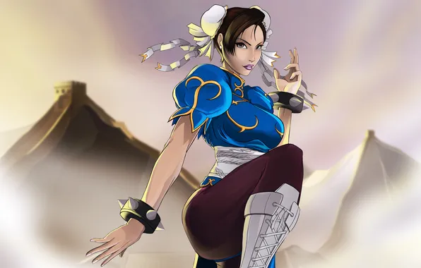 Картинка девушка, боец, Street Fighter, Chun-Li