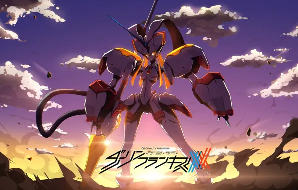 Закат, Strelitzia, Darling In The Frankxx, Милый во Франксе, франкс, Стрелиция