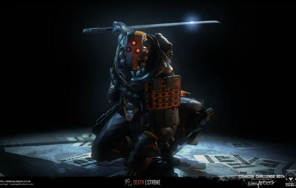 Deathstroke, дестроук, sladewilson, dcuniverse, слэйдуилсон