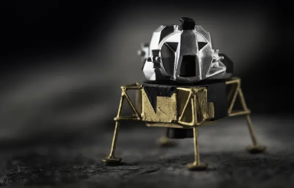Картинка фон, модель, Moon Lander, Lunar Module