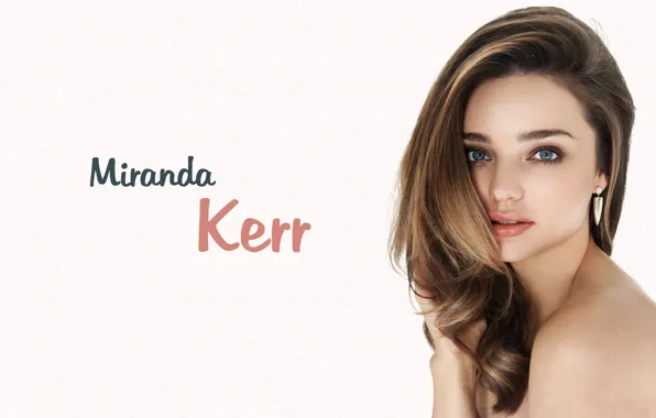 Картинка Miranda Kerr, Красавица, Белый Фон, Модель