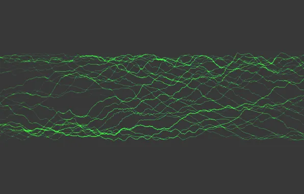 Music, Green, Black, Minimalism, Waves, Wave, Visualization