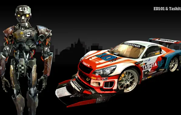 Автомобиль, Киборг, Tashita, Carmageddon Reincarnation Обои, ED101