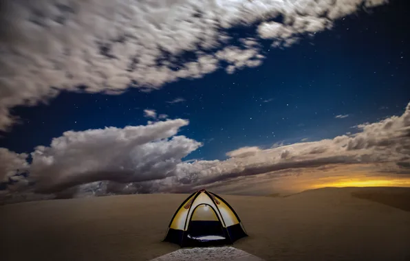 Nature, Clouds, Sky, Stars, Night, Evening, Camp, Sunshine