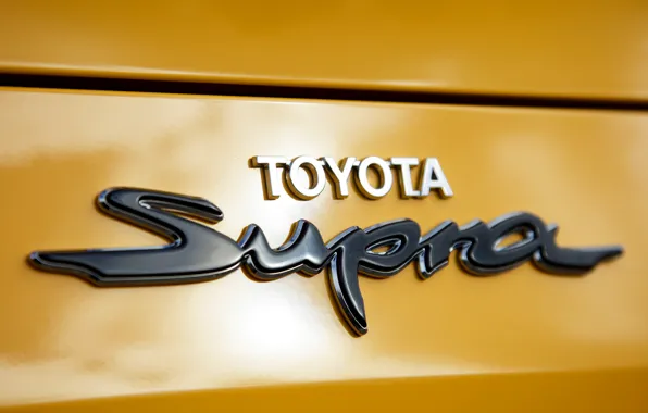 Надпись, Toyota, Supra, 2019, A90