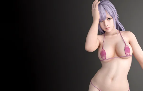 Girl, sexy, cleavage, boobs, beautiful, short hair, pretty, erotic