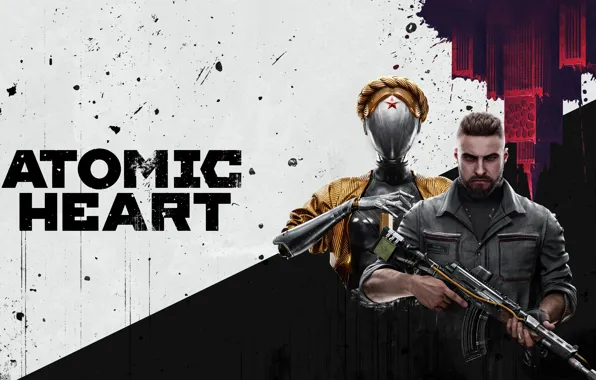 Игра, Звезда, Оружие, Персонажи, Atomic Heart, Mundfish, Robot Android