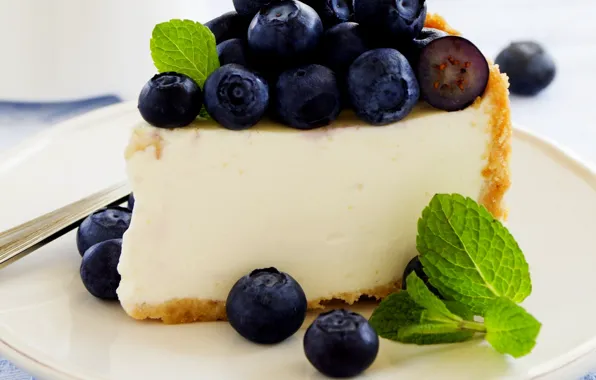 Картинка ягоды, сладость, черника, пирог, cake, выпечка, berries, blueberries