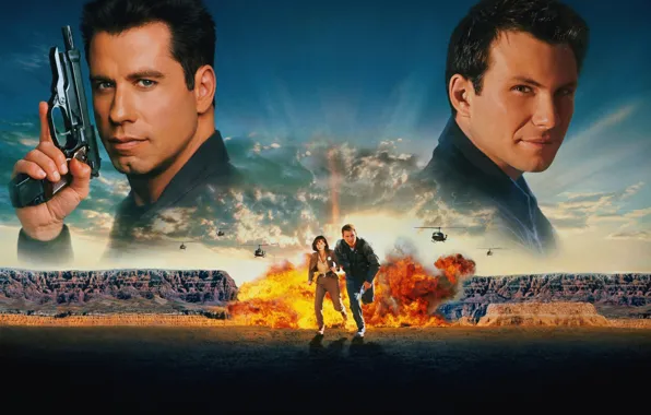 США, Мужчины, Джон Траволта, John Travolta, 1996, Christian Slater, Broken Arrow, Кристиан Слейтер