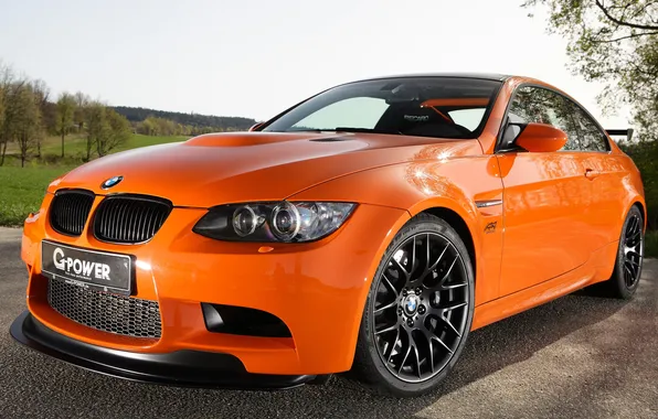 Bmw, orange, gts, g-power