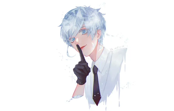 Девушка, жест тишины, Houseki no Kuni, Страна Самоцветов