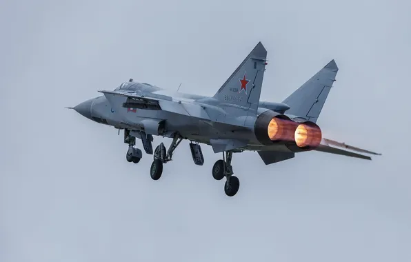 Истребитель-перехватчик, всепогодный, МиГ-31, сверхзвуковой, MiG-31
