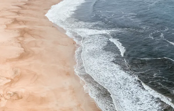Картинка песок, море, берег моря