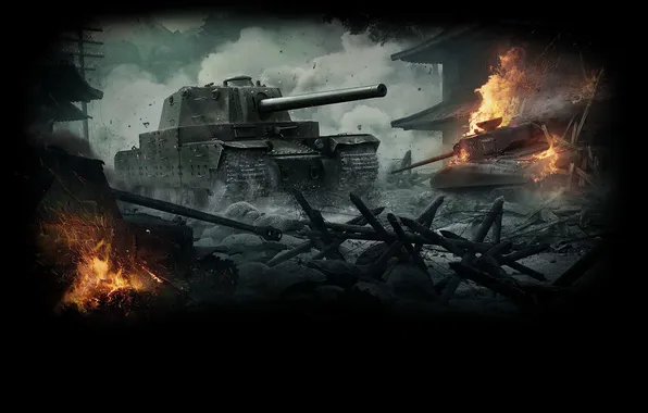 Картинка WoT, World of Tanks, Мир Танков, Wargaming Net, Тяжёлый Танк, 9.10, Type 5 Heavy, Обновление …