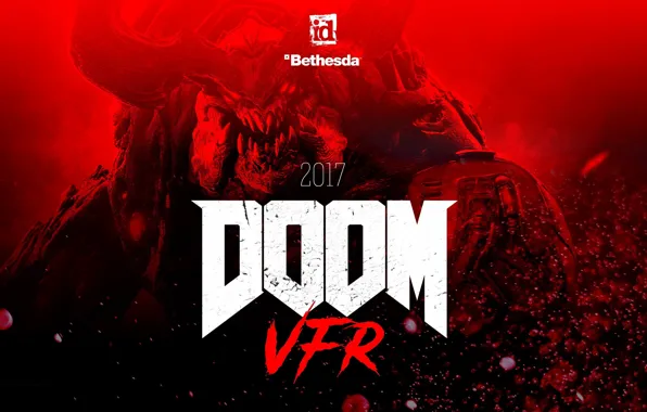 Demon, red, game, devil, evil, Bethesda, Doom, oni