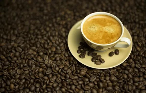 Картинка Кофе, напиток, зёрна
