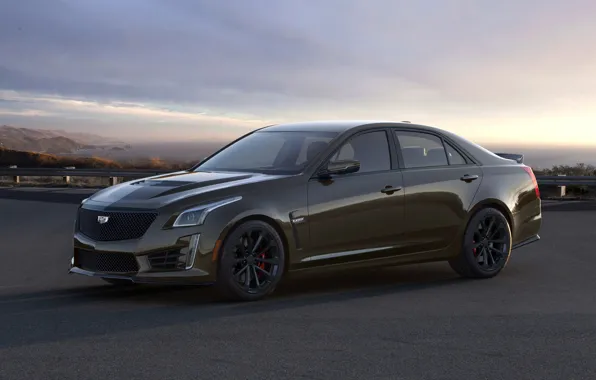 Cadillac, седан, CTS-V, четырёхдверный