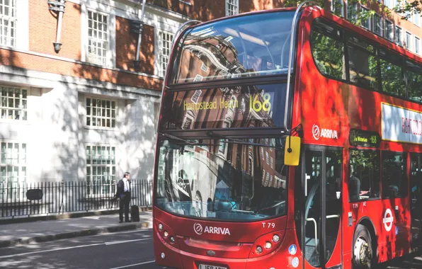 Картинка red, classic, London, bus