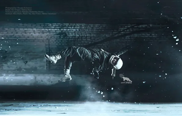 Левитация, astronaut, levitation, weightlessness, art.irbis production, khusen rustamov, Космоноавт