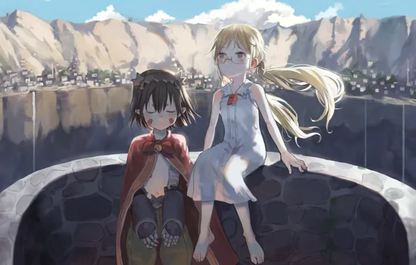 Горы, дети, Made in Abyss, Riko, Reg