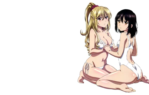 Sexy, ass, cleavage, long hair, legs, girls, boobs, anime